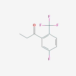 molecular formula C10H8F4O B3254670 5'-Fluoro-2'-(trifluoromethyl)propiophenone CAS No. 242812-12-0