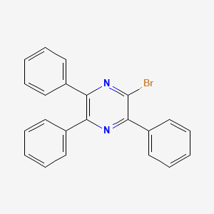 molecular formula C22H15BrN2 B3254726 2-Bromo-3,5,6-triphenylpyrazine CAS No. 243472-73-3