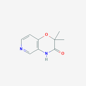 molecular formula C9H10N2O2 B3254810 2,2-Dimethyl-2H-pyrido[4,3-b][1,4]oxazin-3(4H)-one CAS No. 244274-96-2