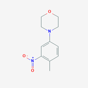 molecular formula C11H14N2O3 B3254878 4-(4-Methyl-3-nitrophenyl)morpholine CAS No. 245117-17-3