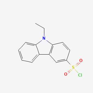 molecular formula C14H12ClNO2S B3254879 9-Ethyl-9h-carbazole-3-sulfonyl chloride CAS No. 24525-01-7