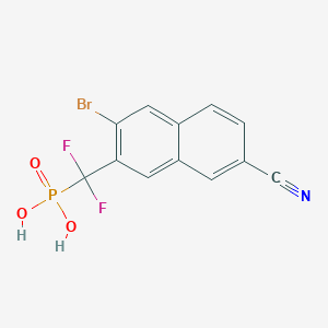 molecular formula C12H7BrF2NO3P B032549 PTP1B-IN-3 CAS No. 809272-64-8