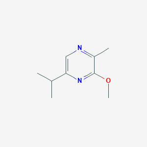 molecular formula C9H14N2O B3254912 5-Isopropyl-3-methoxy-2-methylpyrazine CAS No. 245757-84-0