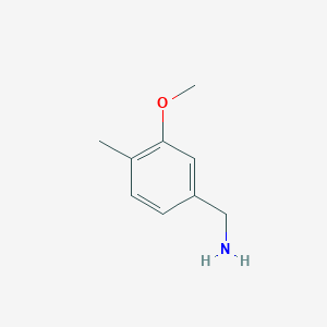 molecular formula C9H13NO B3255016 (3-Methoxy-4-methylphenyl)methanamine CAS No. 247570-28-1