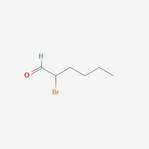 molecular formula C6H11BrO B3255019 2-Bromohexanal CAS No. 24764-98-5