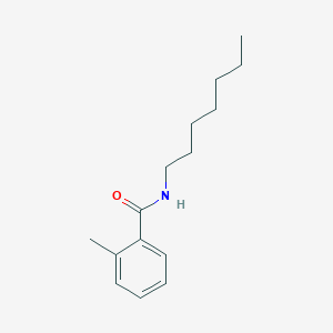 molecular formula C15H23NO B325510 N-heptyl-2-methylbenzamide 