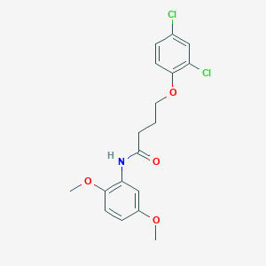 molecular formula C18H19Cl2NO4 B325512 4-(2,4-dichlorophenoxy)-N-(2,5-dimethoxyphenyl)butanamide 