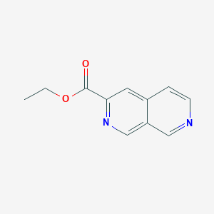 molecular formula C11H10N2O2 B3255161 Ethyl 2,7-naphthyridine-3-carboxylate CAS No. 250674-55-6