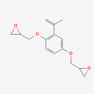 molecular formula C21H24O4<br>C21H24O4<br>C2H3OCH2OC6H3C3H6C6H5OCH2C2H3O B3255171 Bisphenol A diglycidyl ether CAS No. 25085-99-8