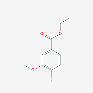 molecular formula C10H11IO3 B3255251 Ethyl 4-iodo-3-methoxybenzoate CAS No. 252352-73-1