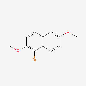 molecular formula C12H11BrO2 B3255304 1-Bromo-2,6-dimethoxynaphthalene CAS No. 25315-10-0