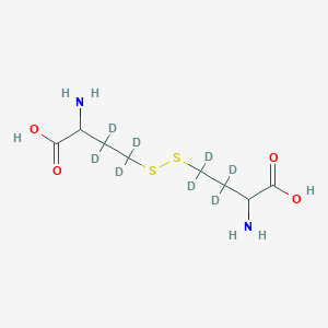 molecular formula C8H16N2O4S2 B032554 DL-Homocystine-3,3,3',3',4,4,4',4'-d8 CAS No. 108641-82-3