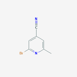 molecular formula C7H5BrN2 B3255420 2-Bromo-6-methylisonicotinonitrile CAS No. 25462-99-1