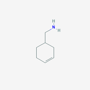 molecular formula C7H13N B3255497 Cyclohex-3-en-1-ylmethanamine CAS No. 2555-10-4