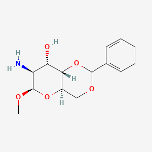 (4Ar,6R,7S,8S,8aS)-7-amino-6-methoxy-2-phenyl-4,4a,6,7,8,8a-hexahydropyrano[3,2-d][1,3]dioxin-8-ol