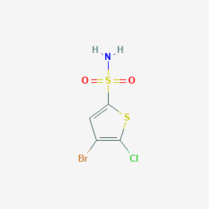 4-Bromo-5-chlorothiophene-2-sulfonamide
