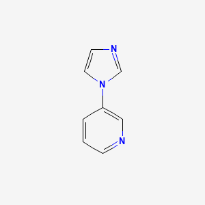 molecular formula C8H7N3 B3255622 3-(1H-imidazol-1-yl)pyridine CAS No. 25700-15-6