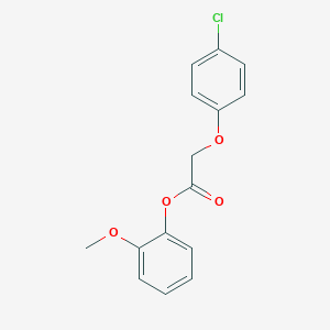 molecular formula C15H13ClO4 B325564 2-Methoxyphenyl (4-chlorophenoxy)acetate 