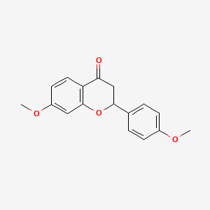 7-methoxy-2-(4-methoxyphenyl)-3,4-dihydro-2H-1-benzopyran-4-one