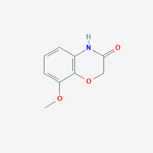 molecular formula C9H9NO3 B3255694 8-Methoxy-2H-benzo[B][1,4]oxazin-3(4H)-one CAS No. 258532-71-7