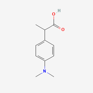 2-[4-(Dimethylamino)phenyl]propanoic acid
