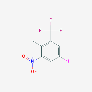 5-Iodo-2-methyl-1-nitro-3-(trifluoromethyl)benzene