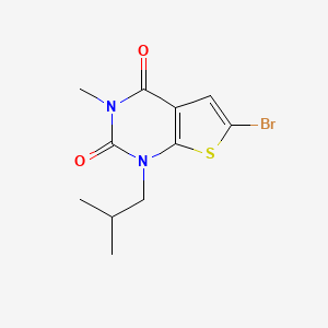 6-Bromo-1-isobutyl-3-methylthieno[2,3-d]pyrimidine-2,4(1H,3H)-dione