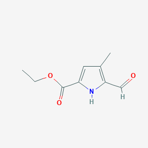 Ethyl 5-formyl-4-methyl-1H-pyrrole-2-carboxylate