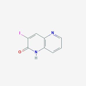 molecular formula C8H5IN2O B3255833 3-Iodo-1,5-naphthyridin-2-ol CAS No. 2602564-66-7