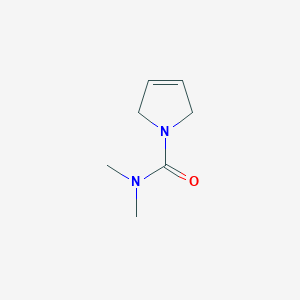 molecular formula C7H12N2O B3255845 N,N-Dimethyl-2,5-dihydro-1H-pyrrole-1-carboxamide CAS No. 260412-73-5