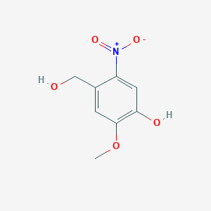 4-(Hydroxymethyl)-2-methoxy-5-nitrophenol