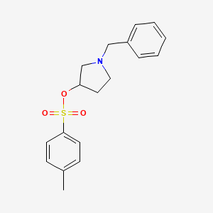 molecular formula C18H21NO3S B3255861 Toluene-4-sulfonic acid 1-benzyl-pyrrolidin-3-yl ester CAS No. 26055-95-8