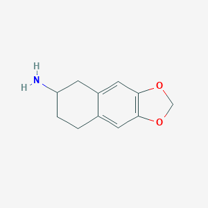 molecular formula C11H13NO2 B032559 5,6,7,8-Tetrahydronaphtho[2,3-d][1,3]dioxol-6-amine CAS No. 101625-35-8