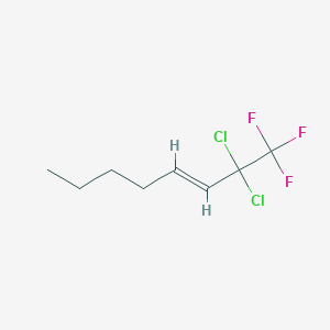 molecular formula C8H11Cl2F3 B3255909 2,2-Dichloro-1,1,1-trifluorooct-3-ene CAS No. 261503-33-7