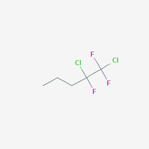molecular formula C5H7Cl2F3 B3255914 1,2-Dichloro-1,1,2-trifluoropentane CAS No. 261503-34-8