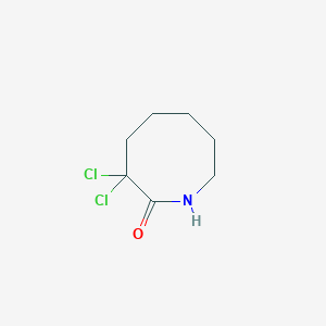 2(1H)-Azocinone, 3,3-dichlorohexahydro-