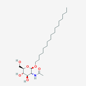 molecular formula C25H49NO6 B3256021 Heptadecyl 2-acetamido-2-deoxy-beta-D-glucopyranoside CAS No. 262856-90-6