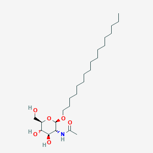 Heptadecyl 2-acetamido-2-deoxy-beta-D-glucopyranoside