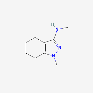 molecular formula C9H15N3 B3256090 N,1-dimethyl-4,5,6,7-tetrahydro-1H-indazol-3-amine CAS No. 26396-86-1