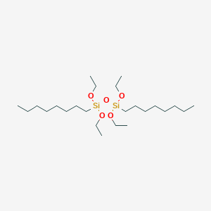 molecular formula C24H54O5Si2 B3256160 Bis(diethoxyoctyl)siloxane CAS No. 26496-09-3