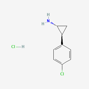 Trans-2-(4-chlorophenyl)cyclopropanamine hydrochloride