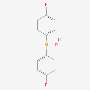 molecular formula C13H12F2OSi B032563 1,1-Bis(4-fluorophenyl)-1-methylsilanol CAS No. 156162-13-9