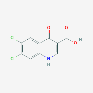 B3256381 6,7-Dichloro-4-hydroxyquinoline-3-carboxylic acid CAS No. 26893-20-9