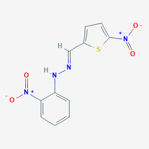 molecular formula C11H8N4O4S B325664 1-(2-Nitrophenyl)-2-[(5-nitro-2-thienyl)methylene]hydrazine 