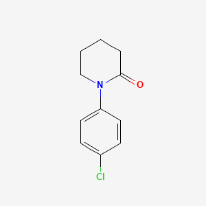molecular formula C11H12ClNO B3256678 1-(4-Chlorophenyl)piperidin-2-one CAS No. 27471-37-0