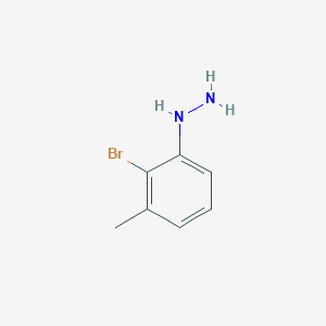 molecular formula C7H9BrN2 B3256699 (2-Bromo-3-methylphenyl)hydrazine CAS No. 274907-04-9