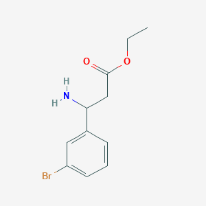 Ethyl 3-amino-3-(3-bromophenyl)propanoate