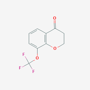 molecular formula C10H7F3O3 B3256778 8-(Trifluoromethoxy)chroman-4-one CAS No. 276697-79-1