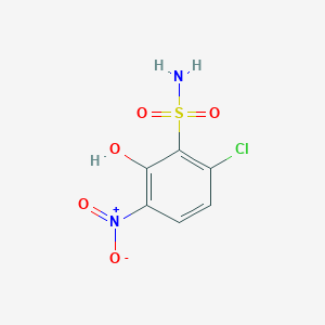 6-Chloro-2-hydroxy-3-nitrobenzenesulfonamide