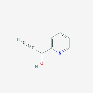 molecular formula C8H7NO B3256804 1-(Pyridin-2-yl)prop-2-yn-1-ol CAS No. 276884-47-0